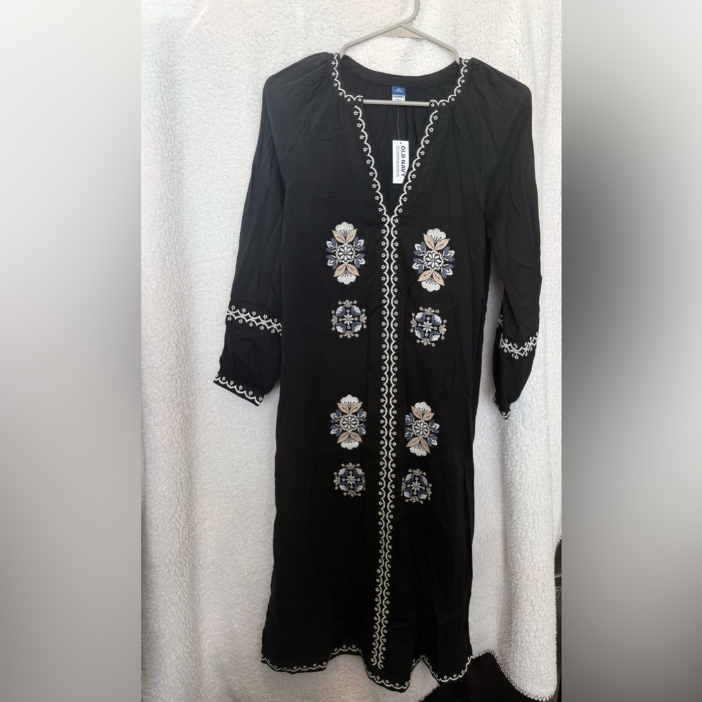 “SIZE XSMALL” OLD NAVY WOMENS Embroidered Maxi Dress